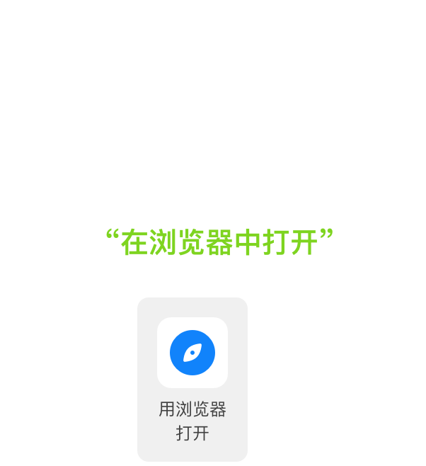 在浏览器中打开